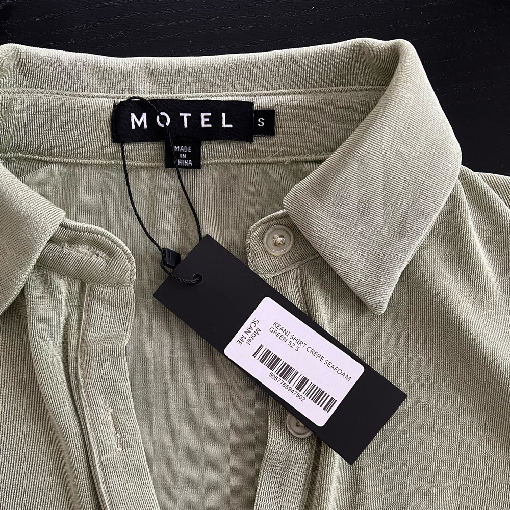MOTEL ROCKS button up flare sleeve shirt